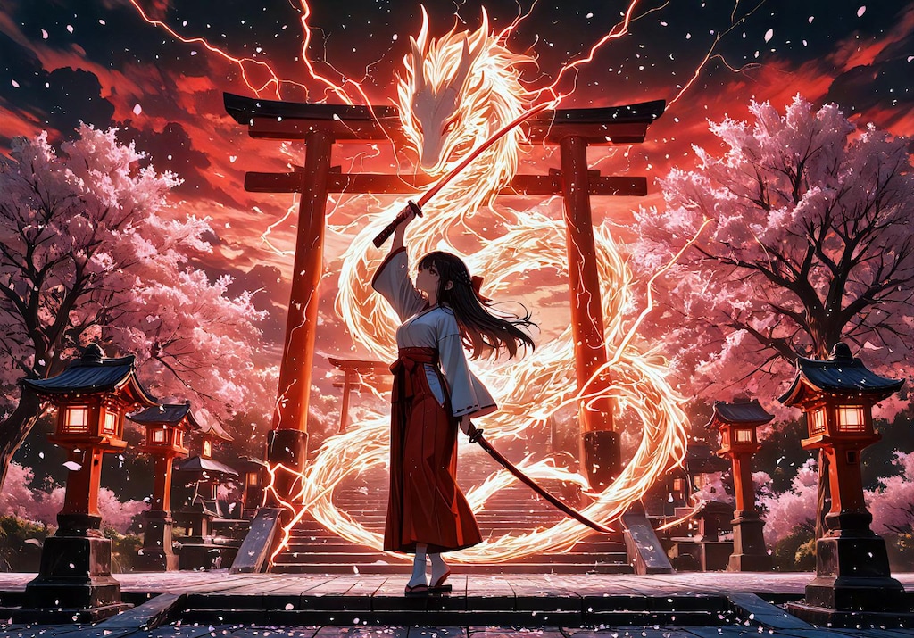 龍を従えし巫女