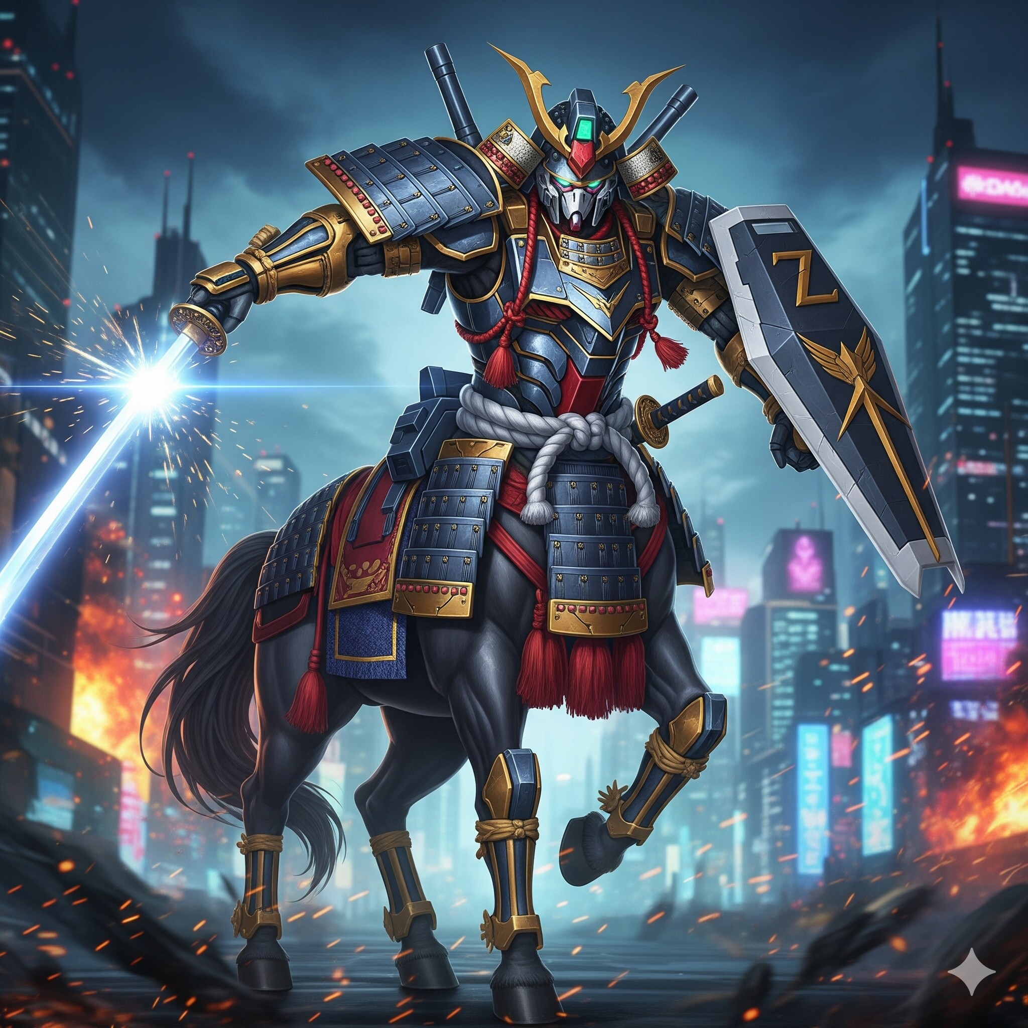 偽武者精太頑駄無 | の人気AIイラスト・グラビア