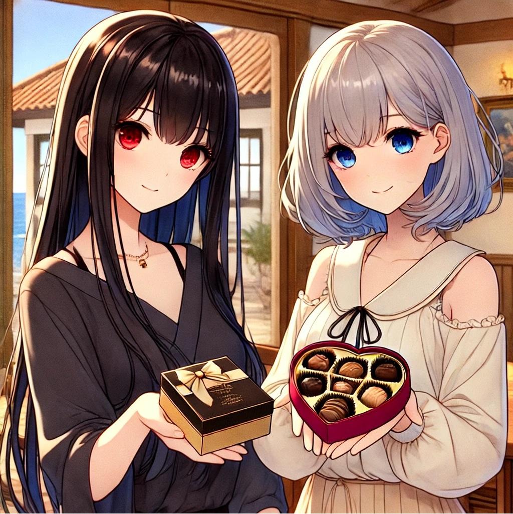 チョコレートより甘い時間 | の人気AIイラスト・グラビア