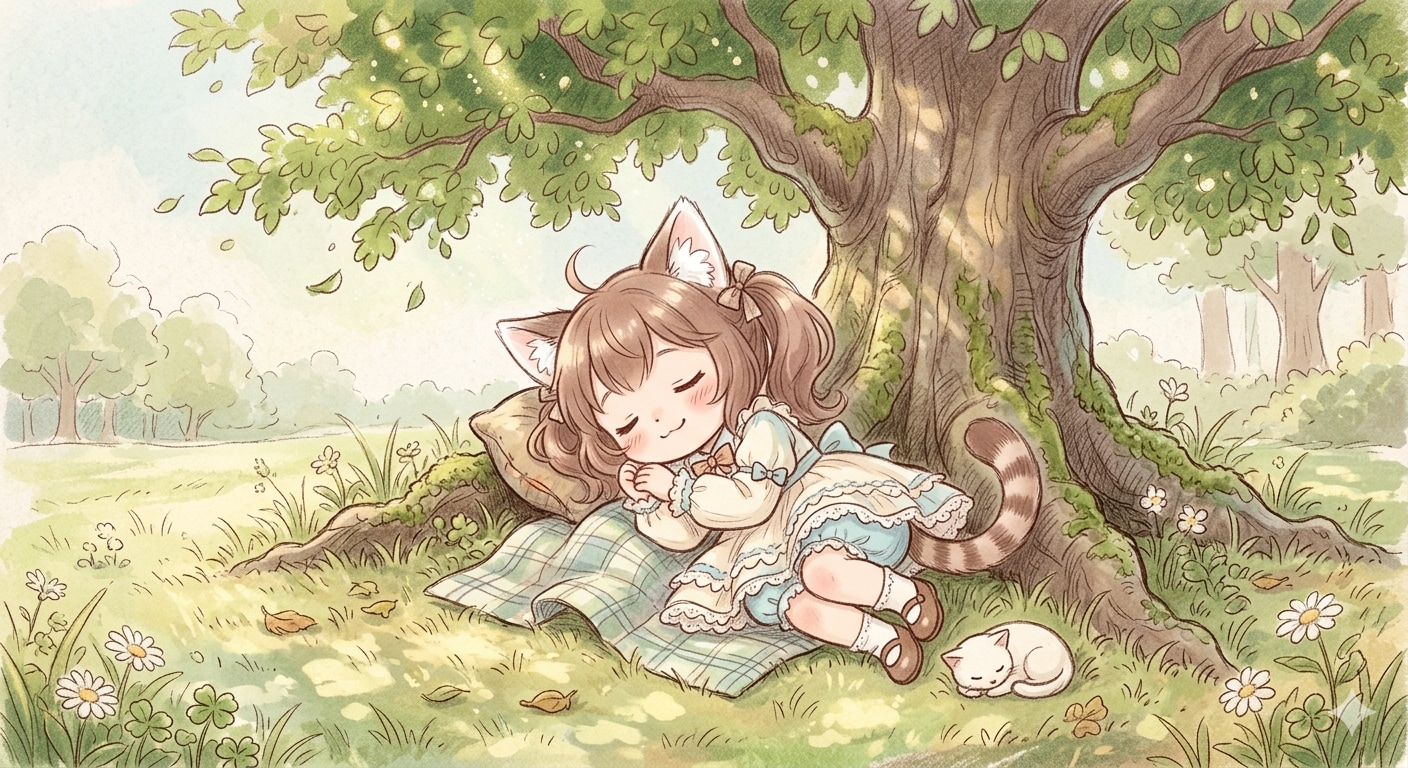 お昼寝タイム | の人気AIイラスト・グラビア