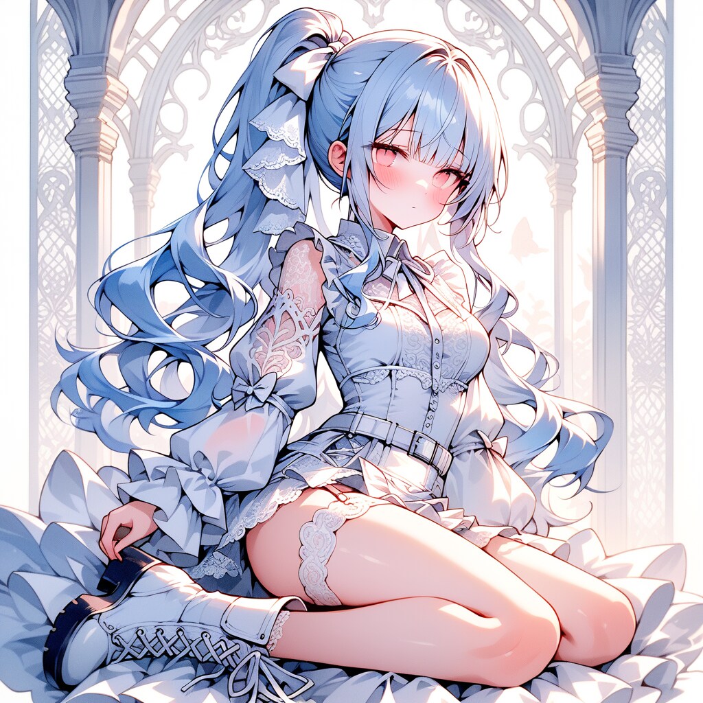 雪兎小雪（うちの子）はゴシック・ロリータを着こなしたい