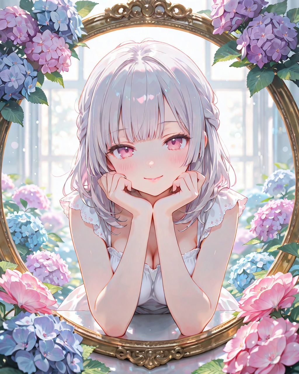 紫陽花のトンネル