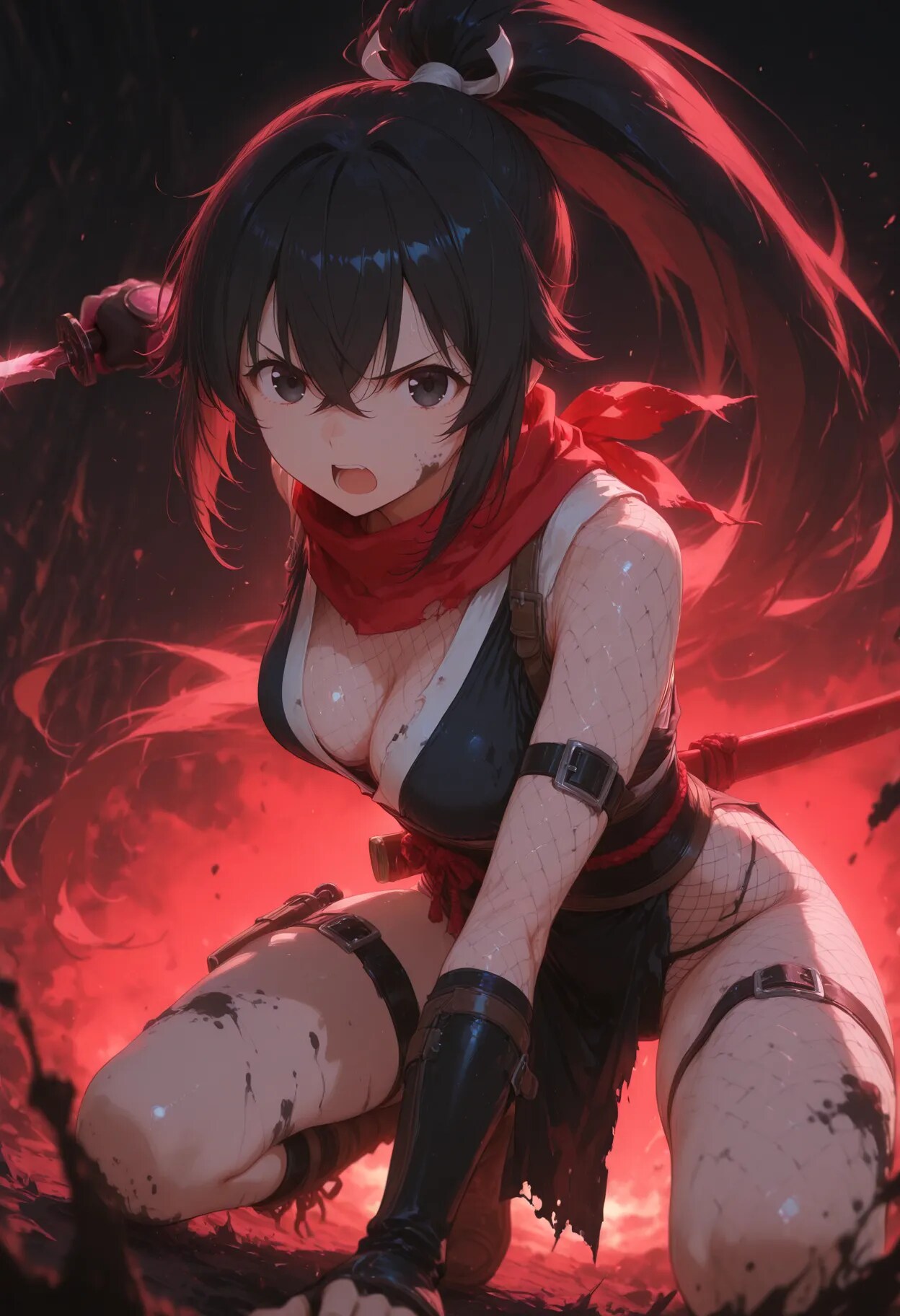 くノ一交戦中
