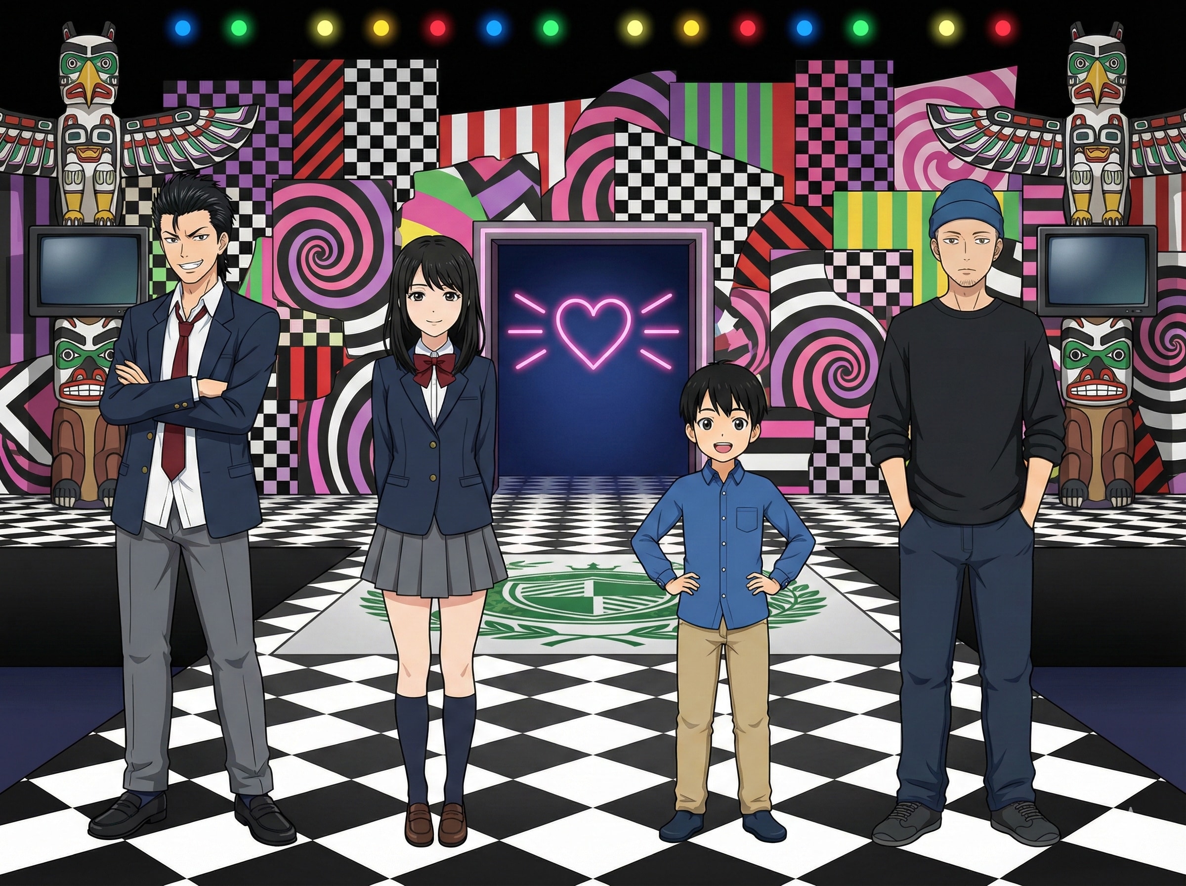 4人組 55 | の人気AIイラスト・グラビア