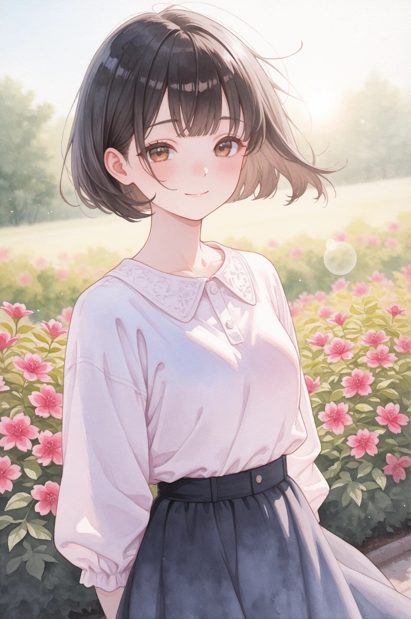 ツツジが綺麗な季節だね