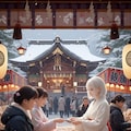 巫女のお仕事 2枚目