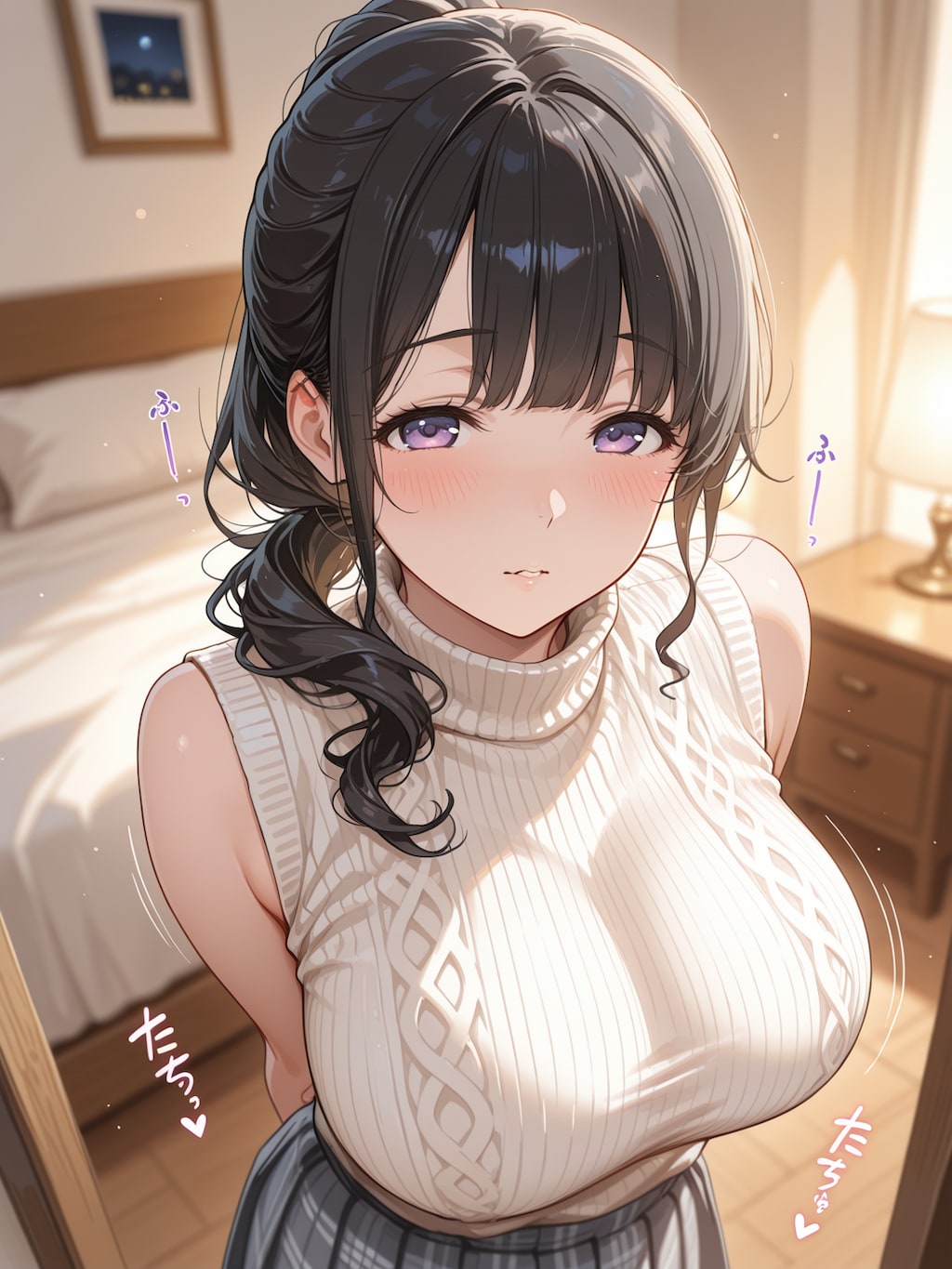 照れ屋のタートルネック