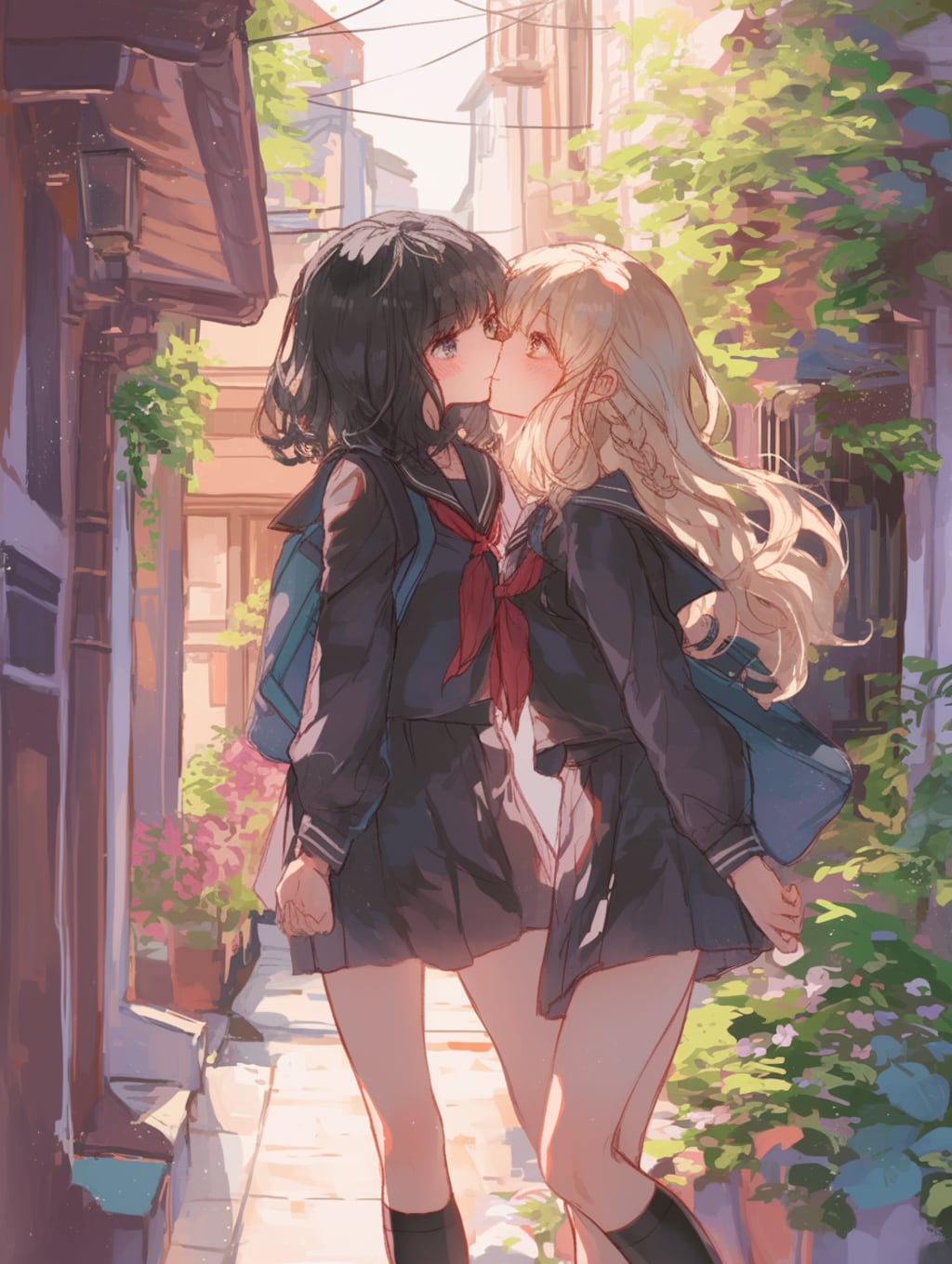 キスしたい二人のJK199