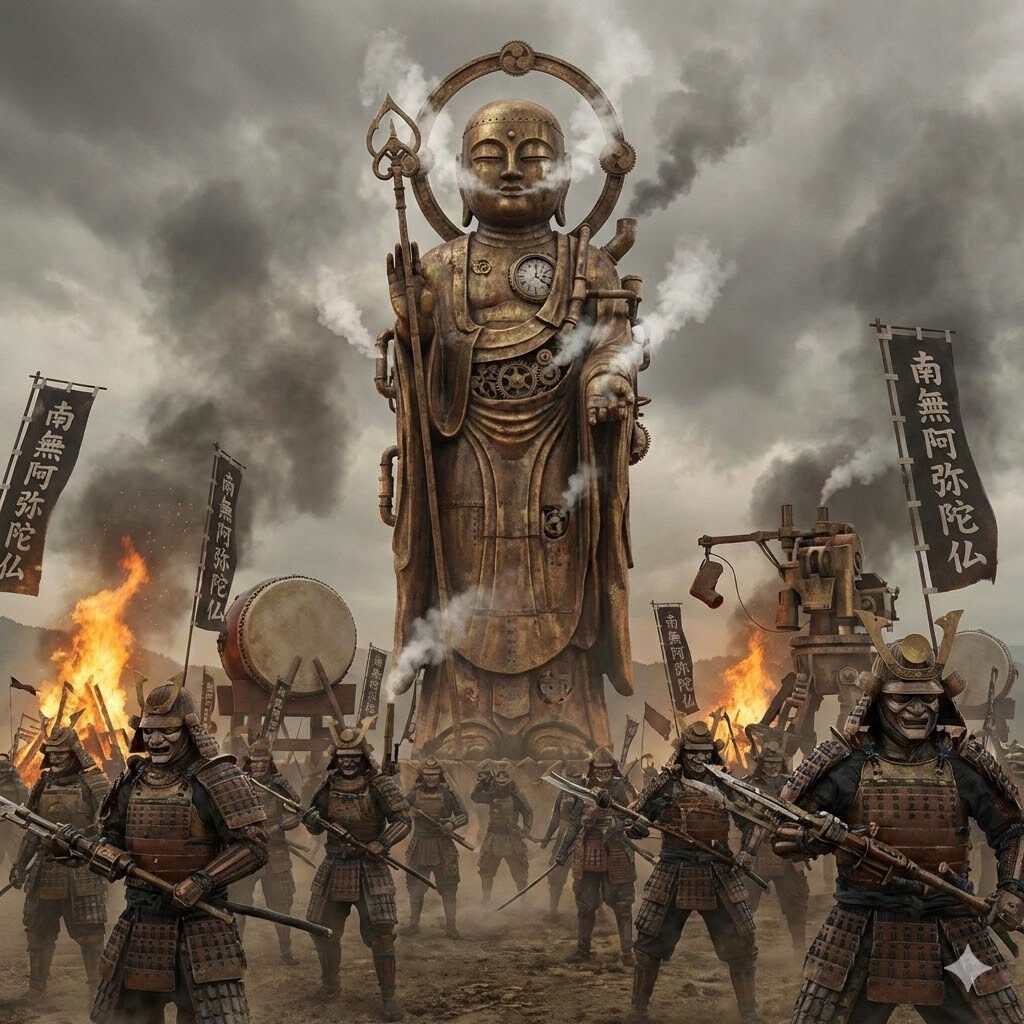 スチームパンクな地蔵軍団
