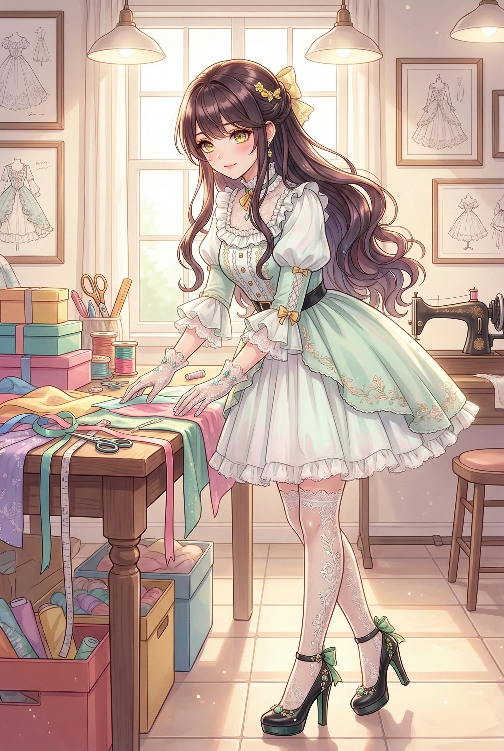 創造の瞬間、繊細な夢 | の人気AIイラスト・グラビア