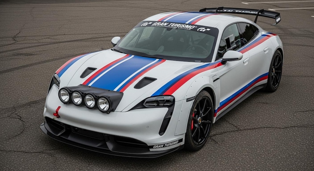 ポルシェタイカンラリーカー