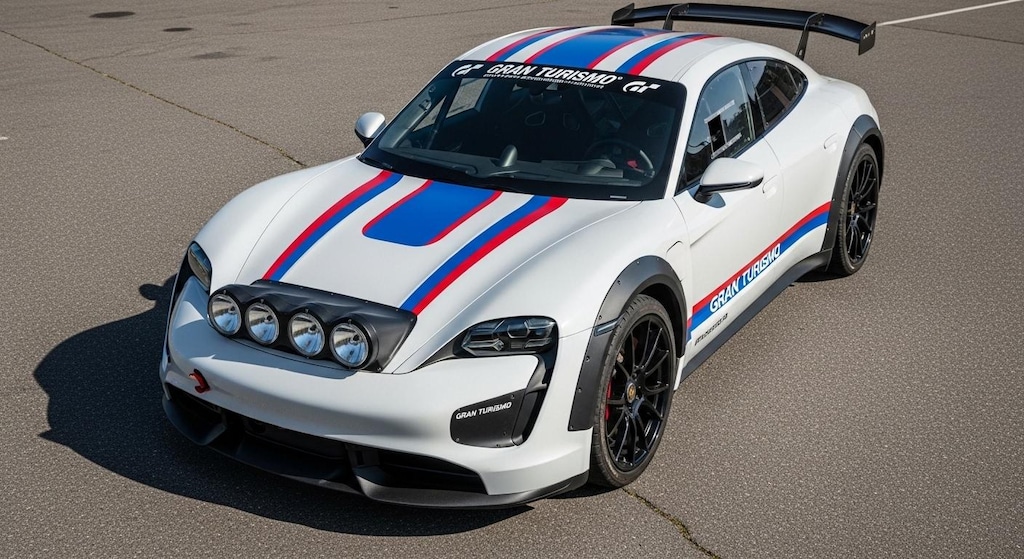 ポルシェタイカンラリーカー