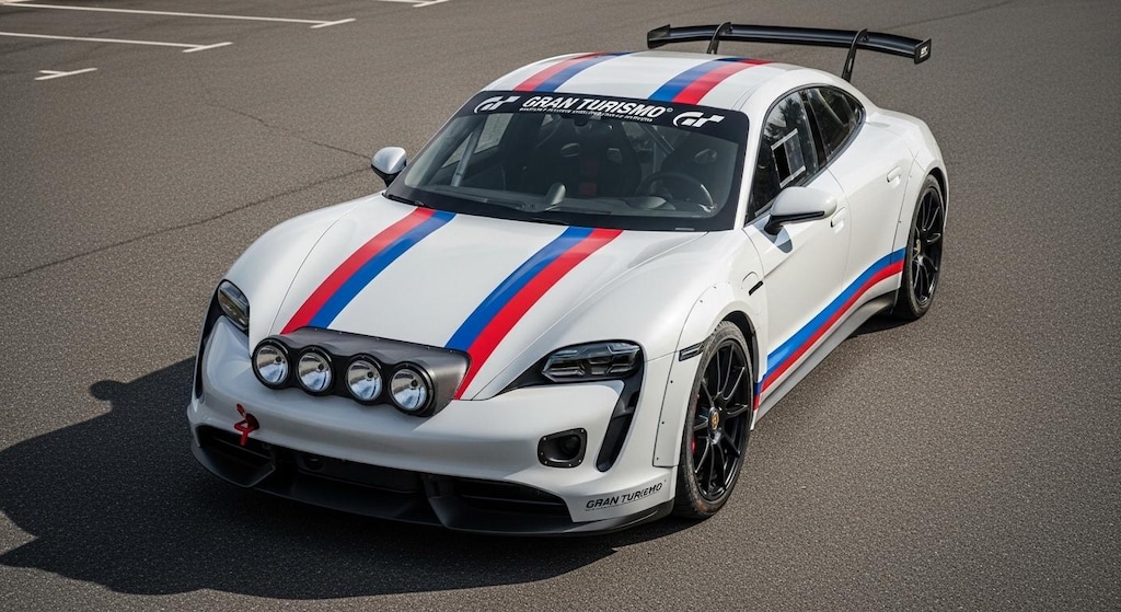 ポルシェタイカンラリーカー