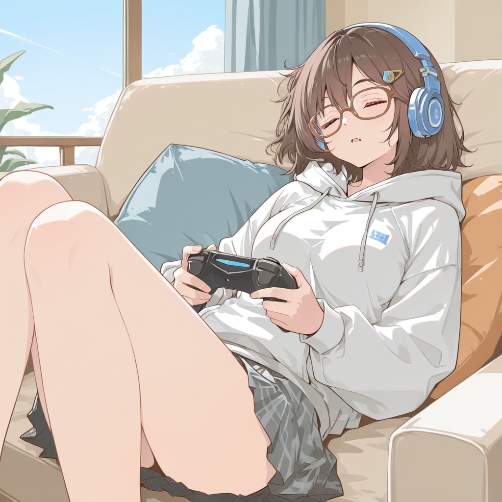 ゲームしながら寝落ちAPRICOT版