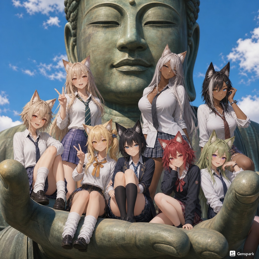狐娘たち、世界を巡る　～鎌倉編～ (差し替え)