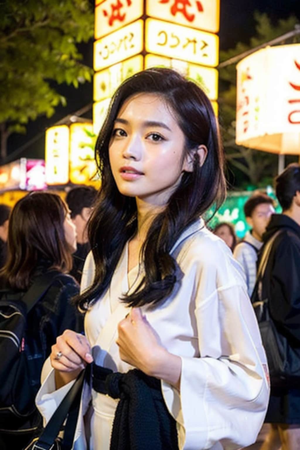 街中＆お祭り露出女子💜Part2