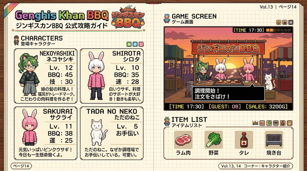 ジンギスカンゲームの攻略本