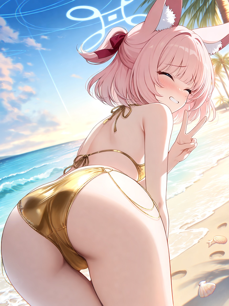 ブルーアーカイブゴールデンビキニ  ニコ