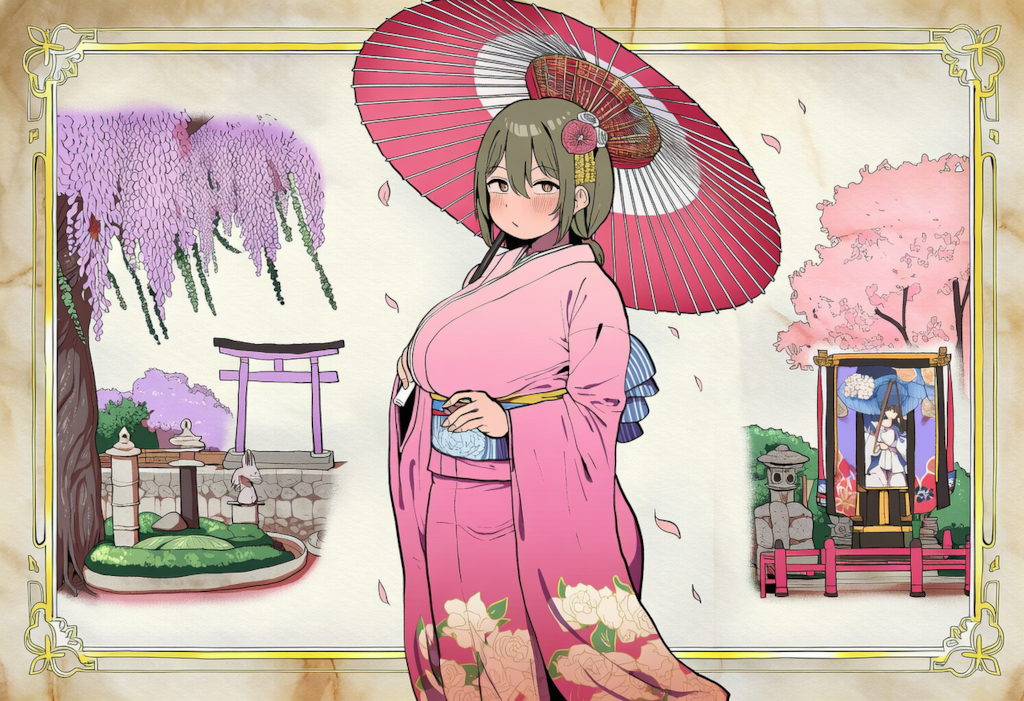 扉絵風 和風