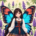 Leonor - the butterfly girl Lycaena virgaureae 2枚目