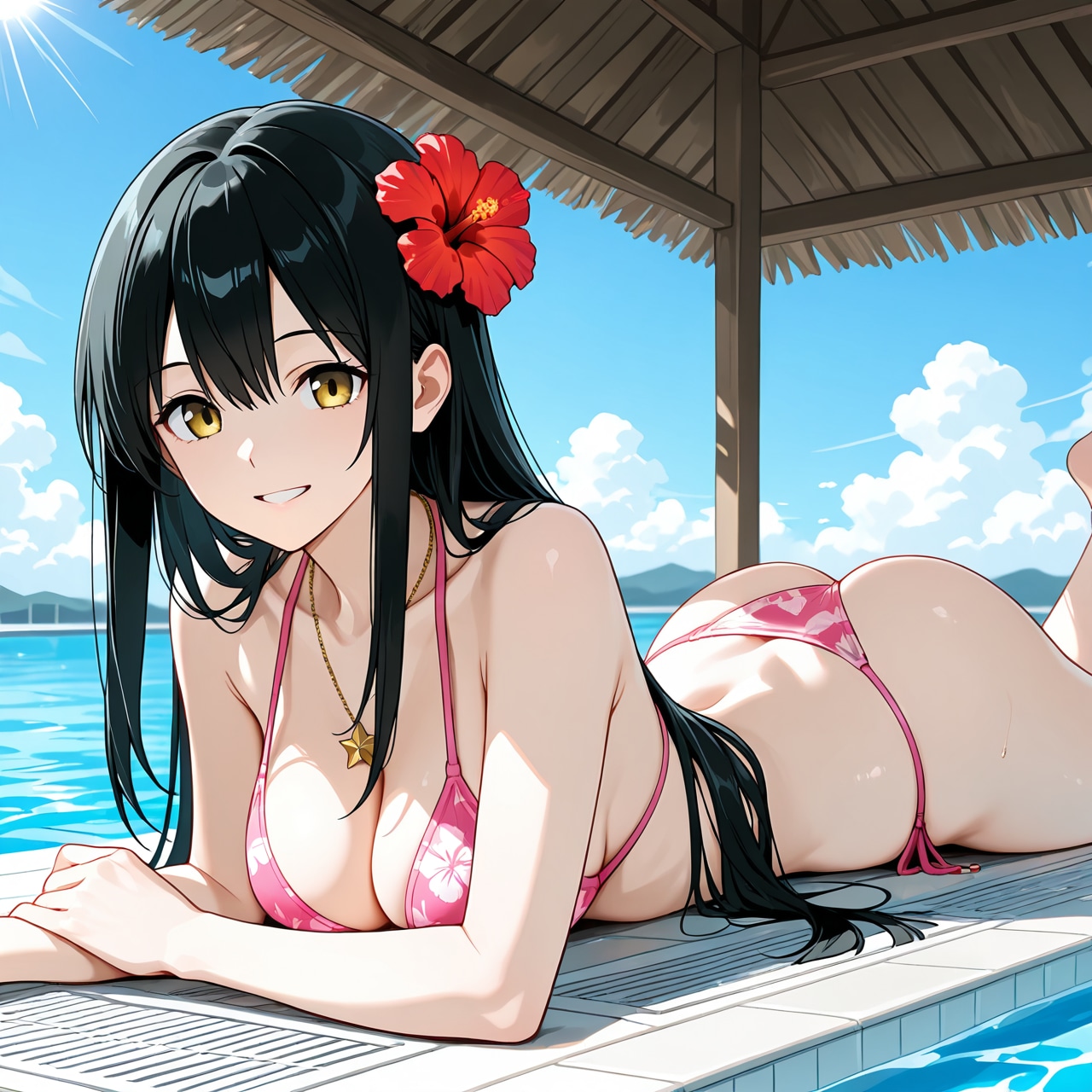 あの……サンオイル塗っていただけませんか？