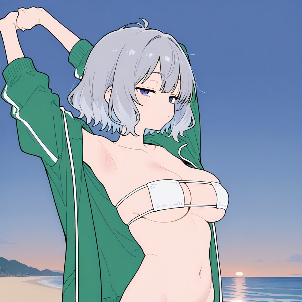 朝日とおねーさん