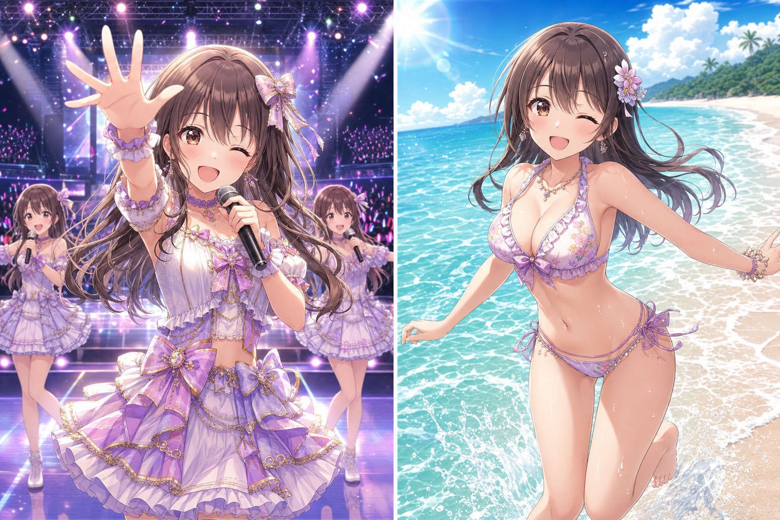 アイドルが脱いどる