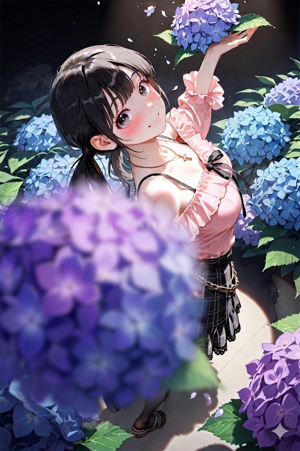 紫陽花トス