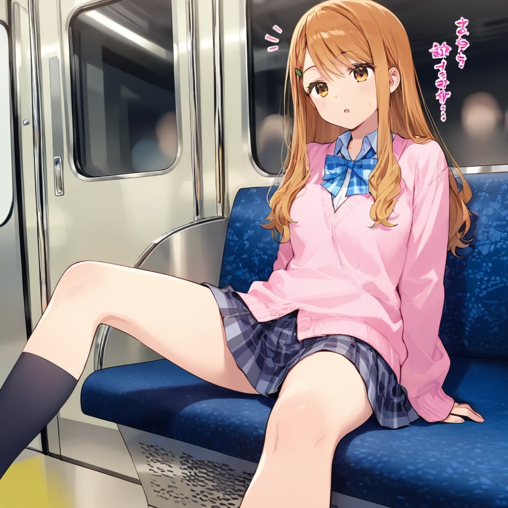 ブレザー制服紺ハイソックス