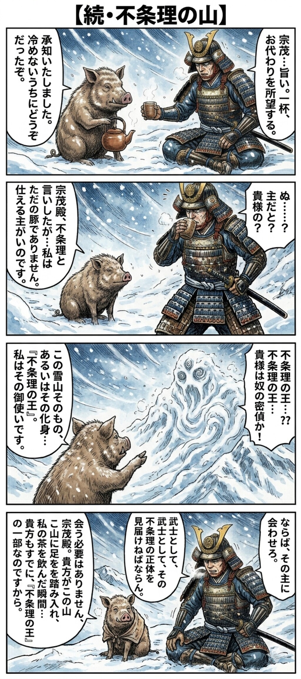 立花宗茂vs豚vsパンクロッカー漫画