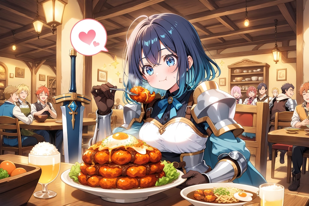 今日もたくさん飯を食って稼ぐ。