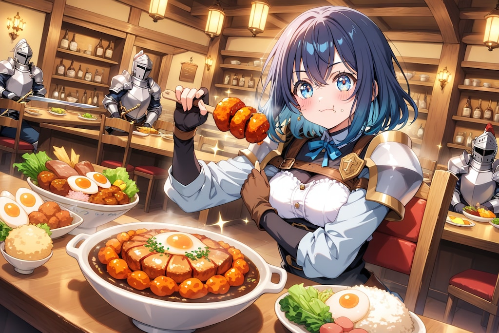今日もたくさん飯を食って稼ぐ。