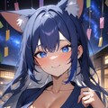 ライカンスロープ娘の七夕 2枚目