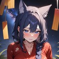 ライカンスロープ娘の七夕 11枚目