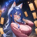 ライカンスロープ娘の七夕 10枚目