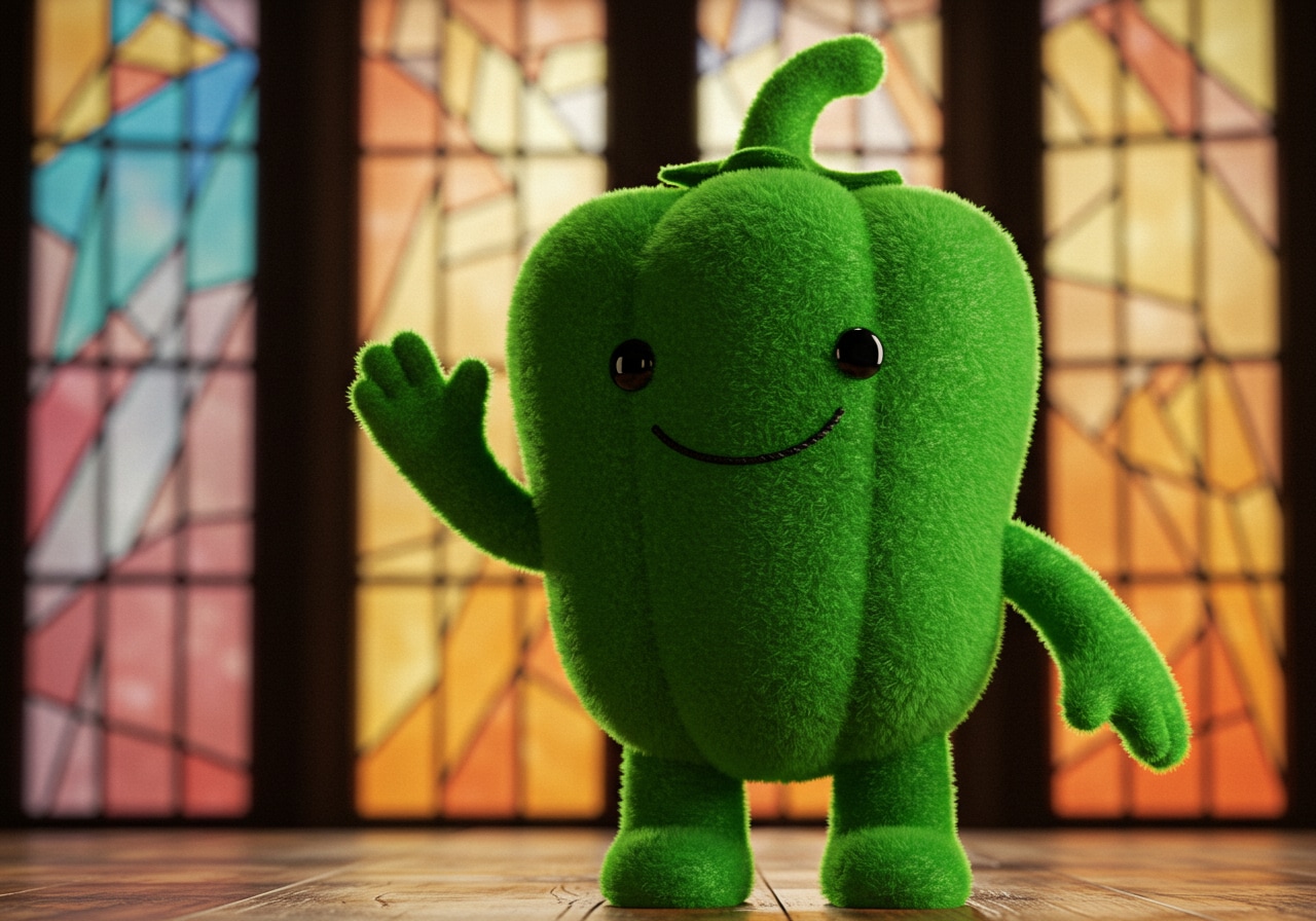 スタンドグラスとピーマンさん | の人気AIイラスト・グラビア