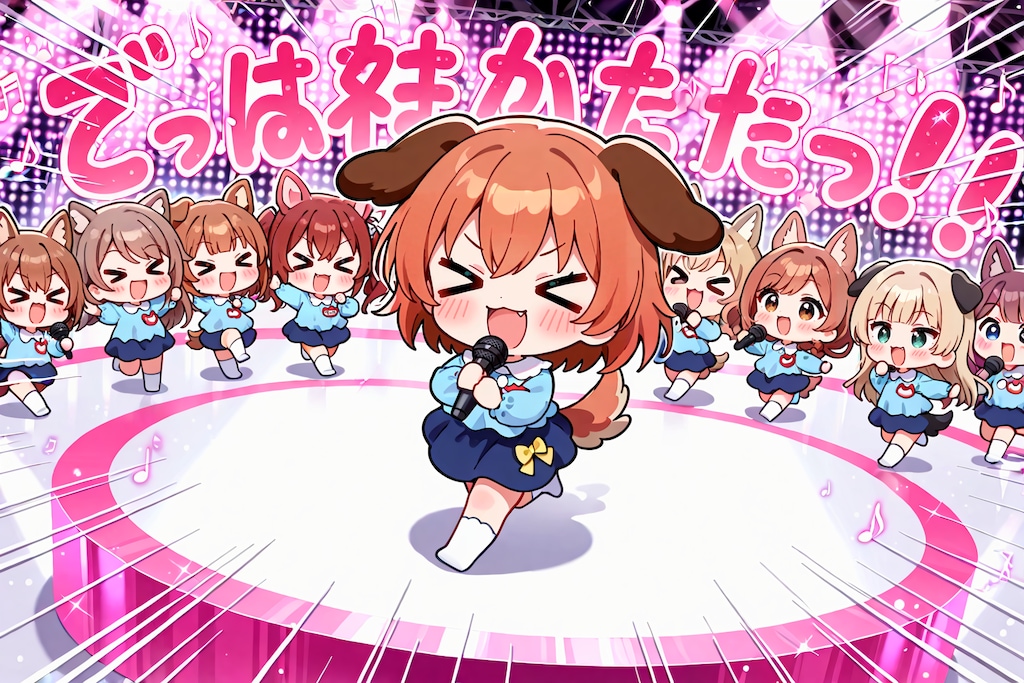 いぬみみようちえんのカラオケたいかい！