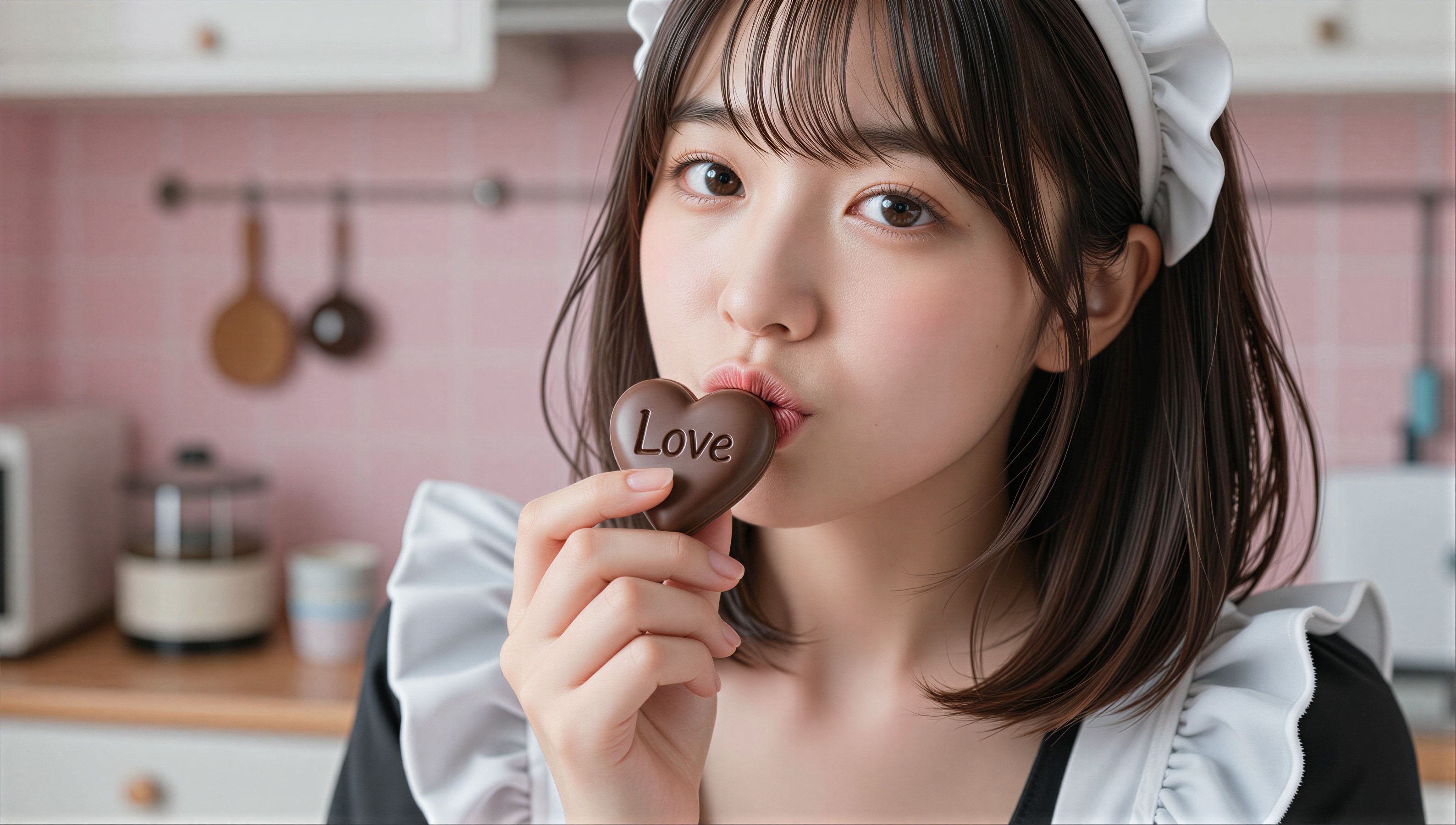 チョコにキス