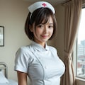 巨乳熟女ナース 2枚目