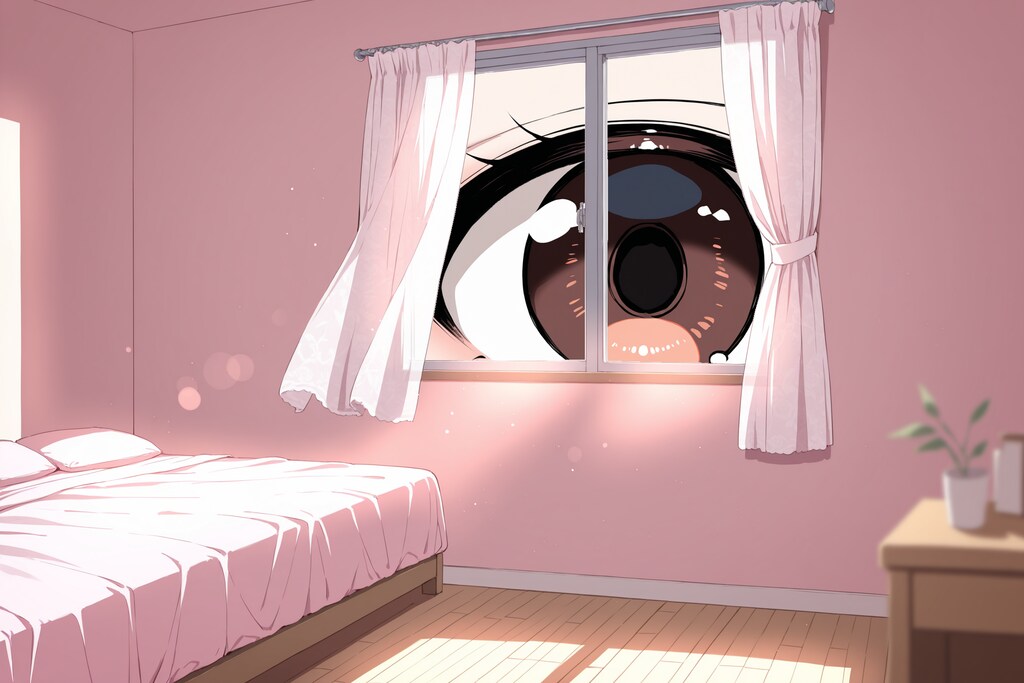 ドールハウスを覗く（画像重ね合わせ実験）