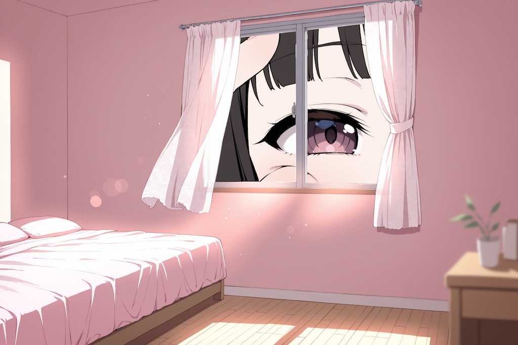 ドールハウスを覗く（画像重ね合わせ実験）