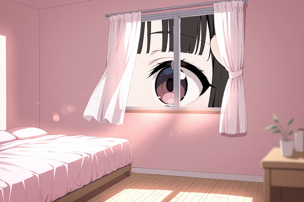 ドールハウスを覗く（画像重ね合わせ実験）