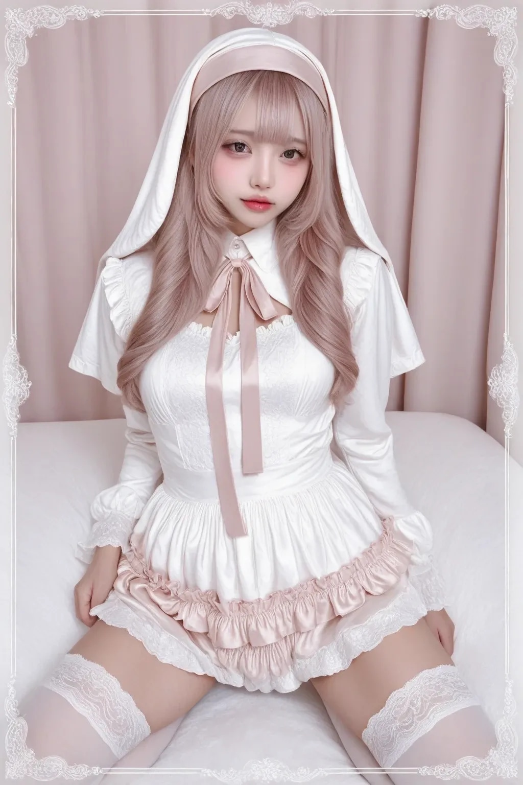 地雷系ちゃん修道女《SeaArt》