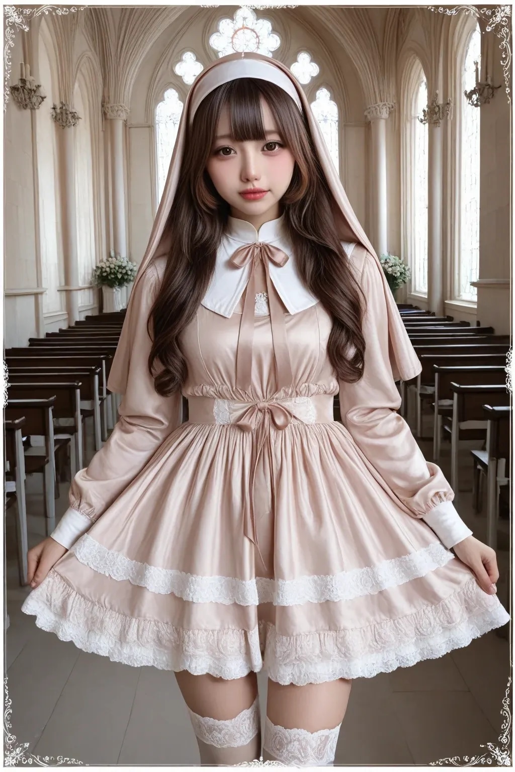 地雷系ちゃん修道女《SeaArt》