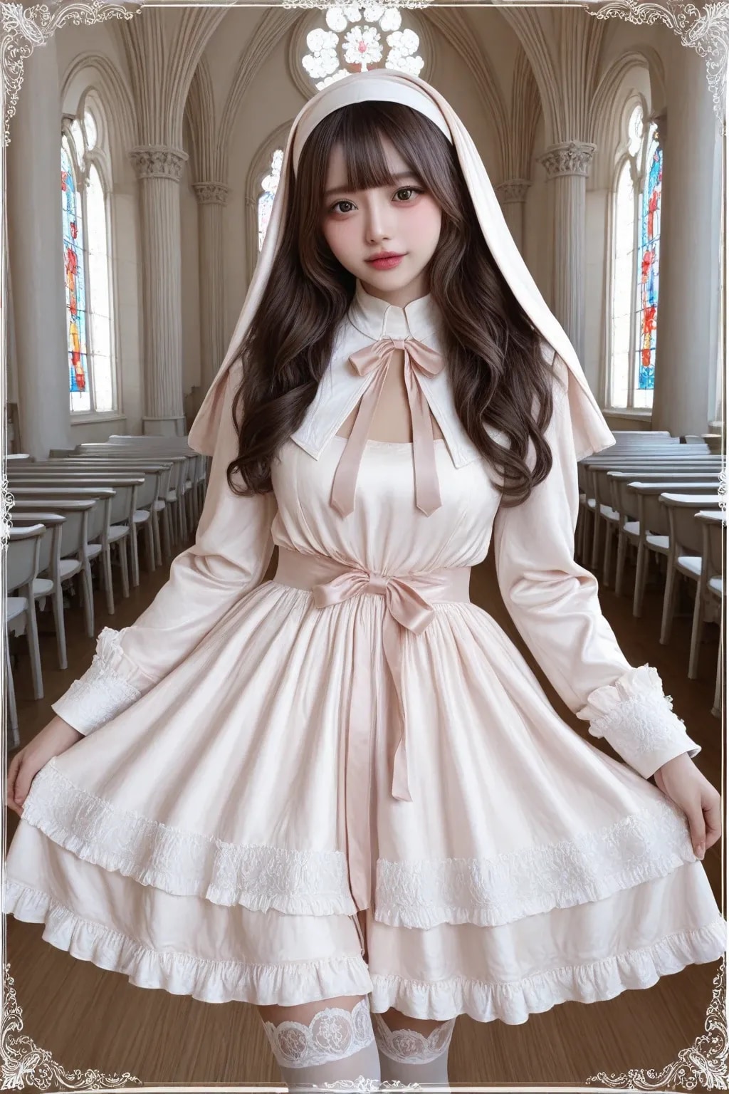 地雷系ちゃん修道女《SeaArt》