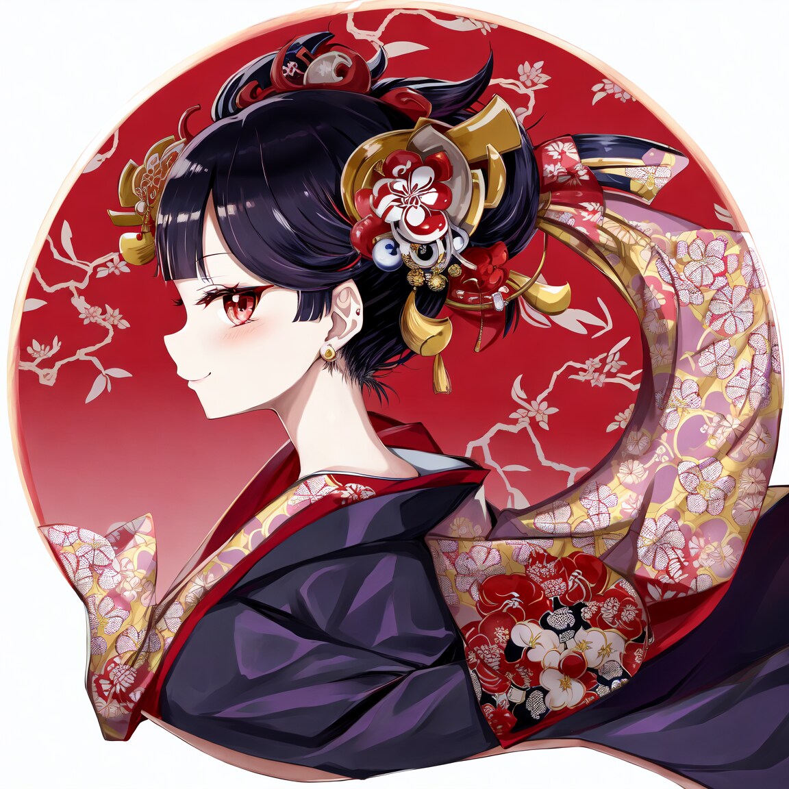 朱の顔佳花