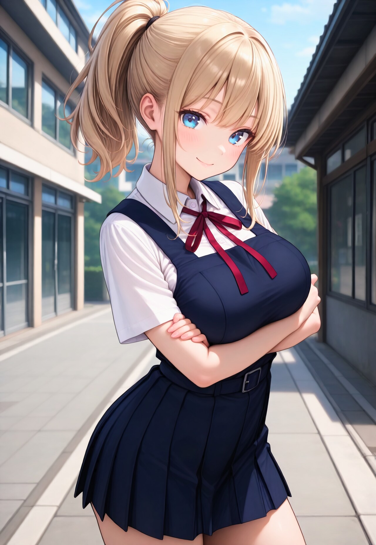 487（ジャンパースカートの制服）