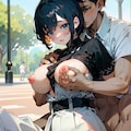 散歩中にズッコズコ～2 3枚目