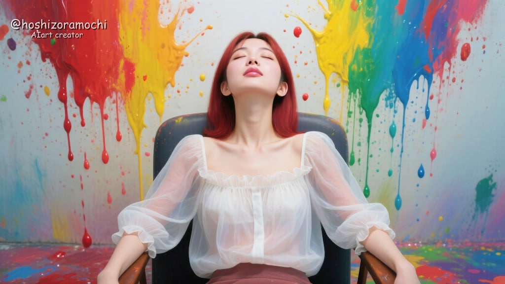 🌊色彩の奔流に身を委ねる