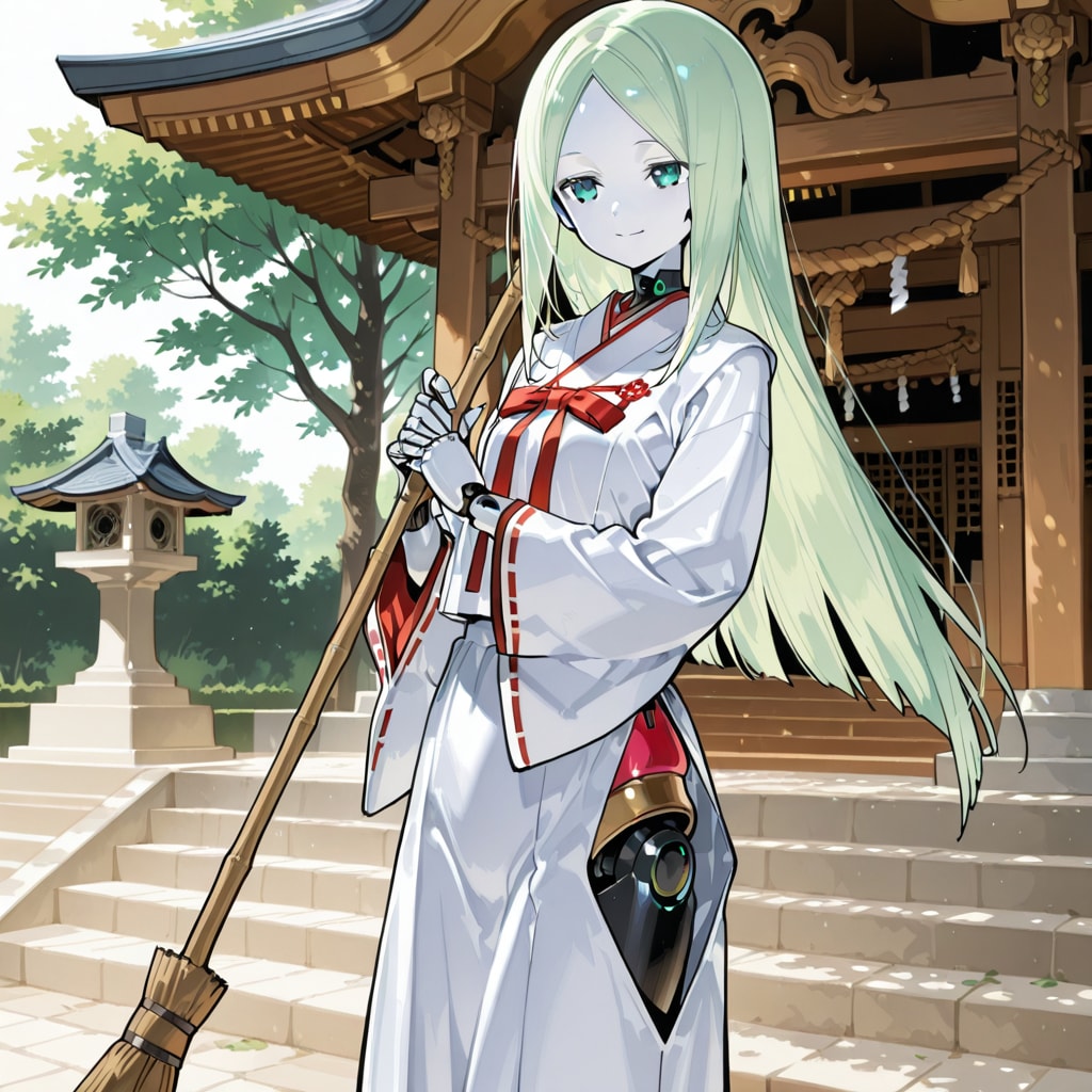 アンドロイド巫女さん